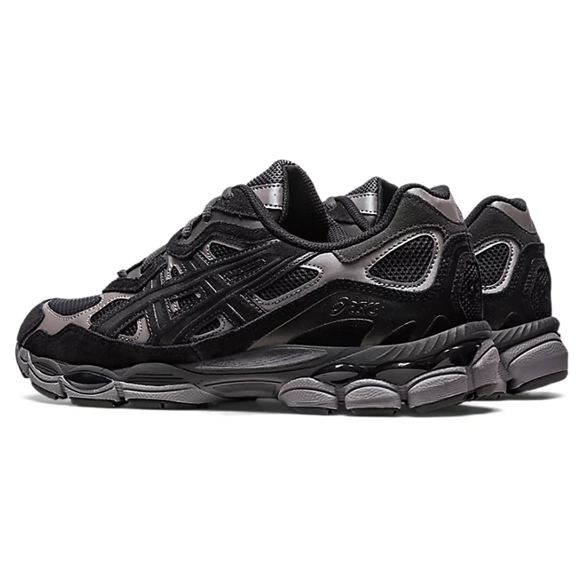Back Side View of ASICS Gel-NYC Graphite Grey Black (W) 1201A789-020